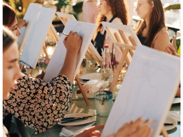 SIP ‘N PAINT AT CURATED